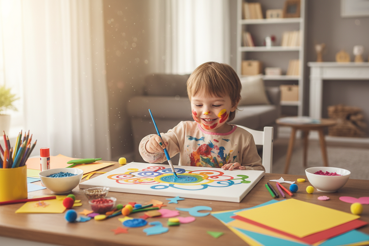 Top 10 Art & Craft Ideas to Keep Kids Busy at Home