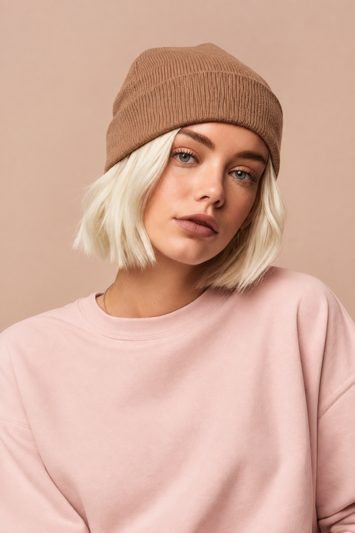 Beanie - Camel Tan