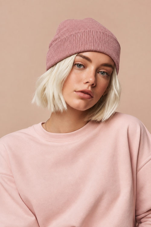 Beanie - Dusty Rose