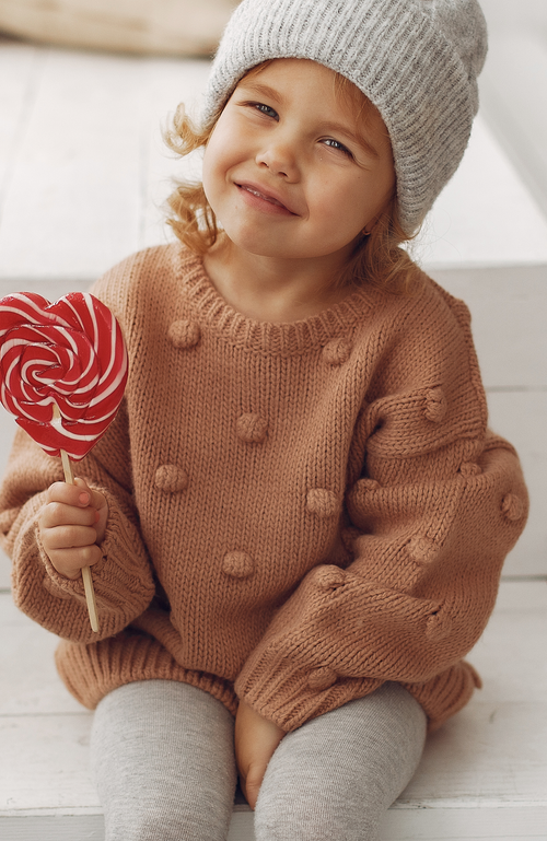 Kids Bobble Knit Sweater