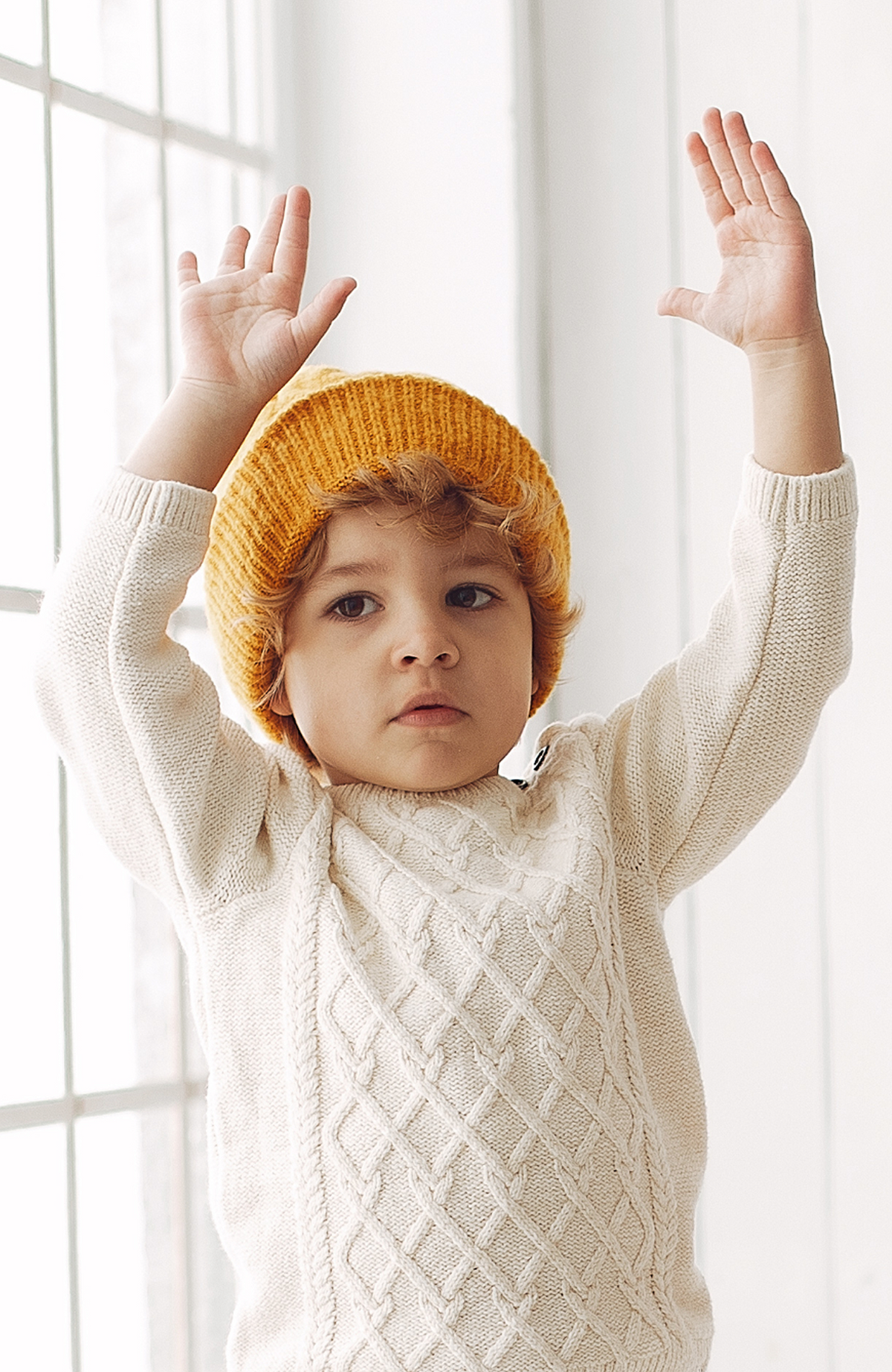 Kids Cable Knit Sweater