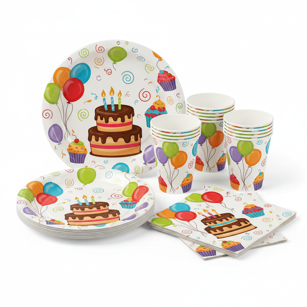 Kids Party Tableware Set